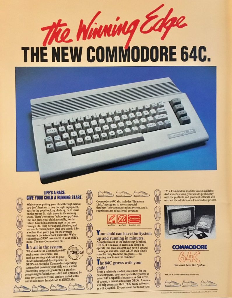 Commodore 64C advert
