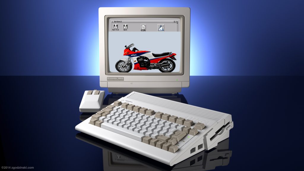 Amiga 600 advert 1992 - remake in 3D by zgodzinski
