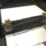 Macintosh Portable battery open