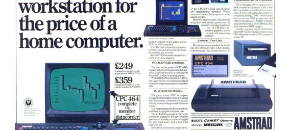 Amstrad CPC 464 advert from a magazine